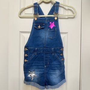 Girls Short Overalls Size 10